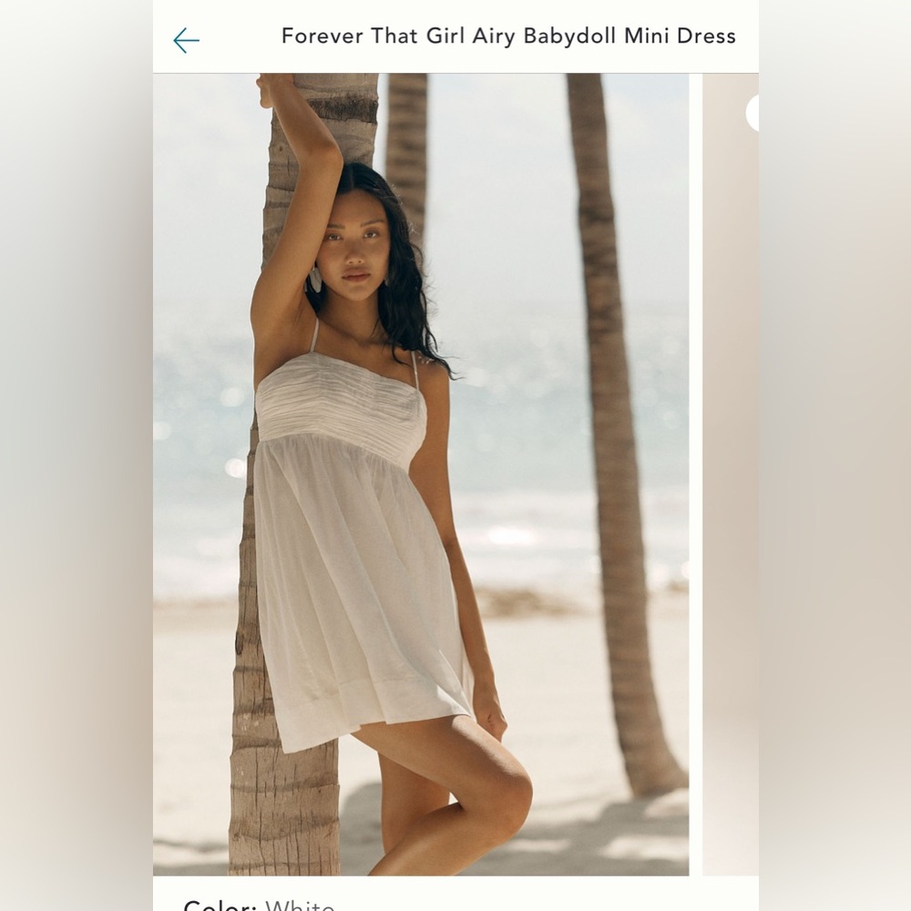 NWT Forever That Girl Airy Baby Doll Dress
